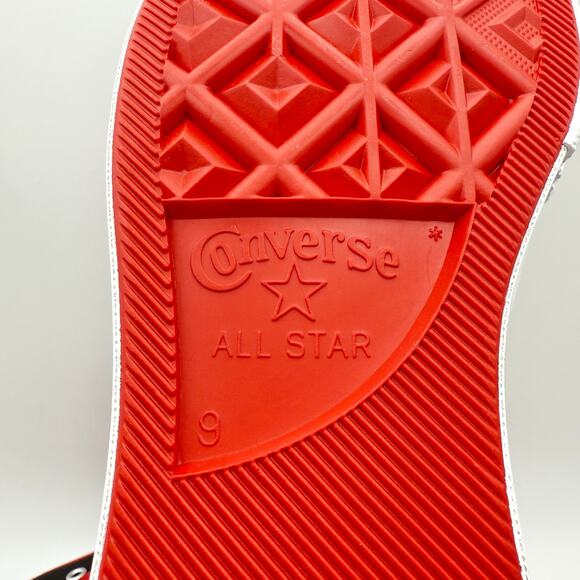 Converse Mens Chuck Taylor All Star 70 Ox Denim Tears Sneakers 9 Red Canvas NWOB - Picture 11 of 11